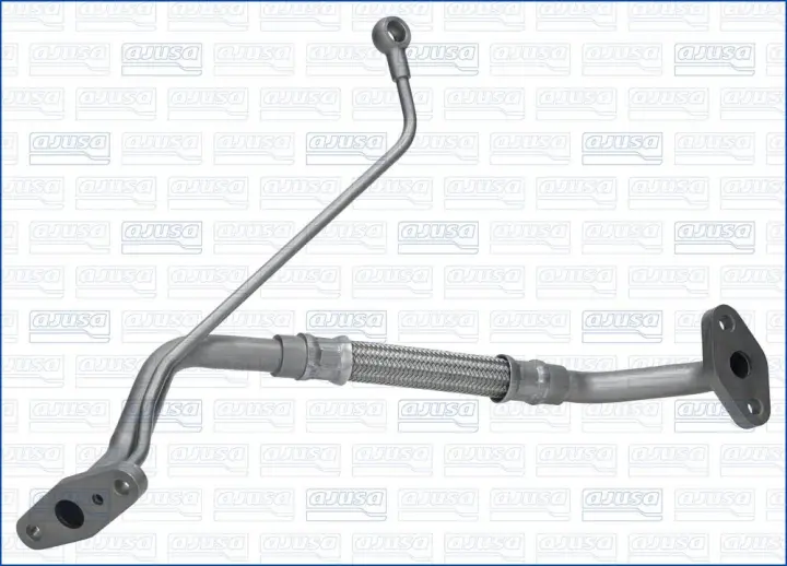 Шланг турбокомпресора, ущільнення TOYOTA YARIS, YARIS VERSO 1.4D 09.00-09.05 AJUSA OP10136 (фото 1)