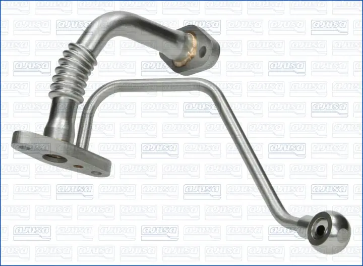 Шланг турбокомпрессора, уплотнения TOYOTA LAND CRUISER 90, LAND CRUISER PRADO 3.0D 02.00-12.10 AJUSA OP10288 (фото 1)