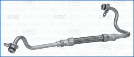 Шланг турбокомпрессора, уплотнение audi a4 allroad b8, a4 allroad b9, a4 b8, a4 b9, a5, a6 c7, a6 c8, a7, a8 d4, q5, q7, q8 1.8-2.0h 10.07- AJUSA OP10642