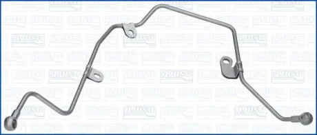 Шланг турбокомпресора, ущільнення smart fortwo 1.0 01.07- AJUSA OP10697