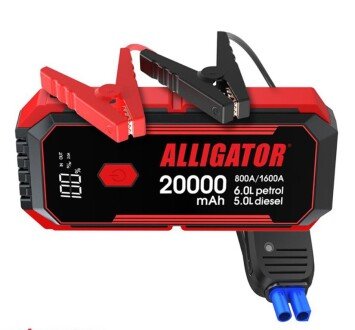 Пусковое устройство 800A/1600A 20000mAh SMART-клеммы ALLIGATOR JS843