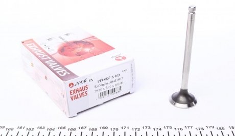Клапан (випуск) fiat doblo/lancia lybra 1.6 16v 95-05 (29.8x7x102.9) (вальцювання) AMP PFIA037-A-0-D (фото 1)