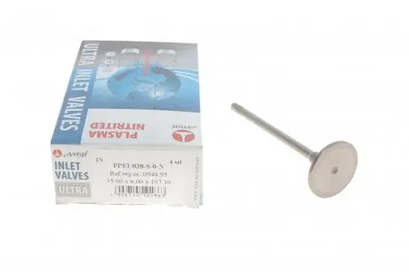 Клапан (впуск) citroen berlingo/jumper/fiat scudo/ducato 2.0jtd 01 (35.6x6x107.1) (азотированные) AMP PPEU038-S-0-N