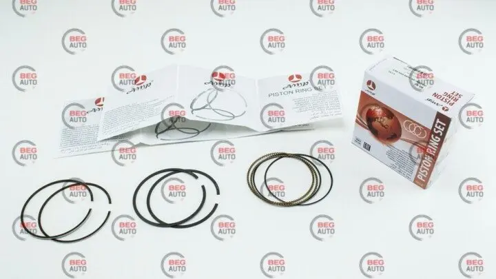 Кольцо поршневое chevrolet lacett и 1.8 lda (80,50mm/std) (1.2x1.2x2.0) (к-кт 4 цилиндра) AMP PR-CHE-49-3549-000-SET (фото 1)