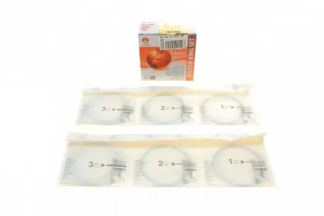 Кільця поршневі daewoo lanos 1.5 8v 93-99 (76.50mm/std) (1.5x1.5x3.0) (к-кт 4 циліндри) AMP PR-DAE-47-3548-000-SET