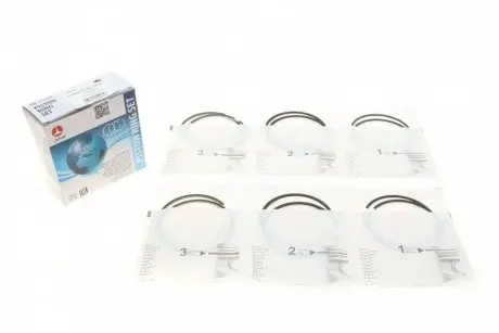 Кольцо поршневое renault kangoo 1.6 16v 01-/megane 1.4/1.6 96- (80.0mm/+0.5) (1.5-1.5-2.5) AMP PR-REN-44-3841-050-SET