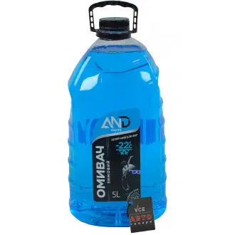 Жидкость стеклоомывателя зимняя/-22°C/5л. / дыня / AND 20096007