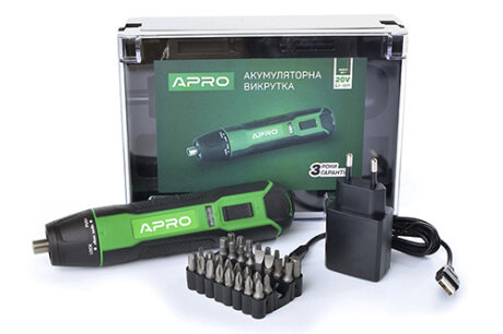 Отвертка аккумуляторная SD-1 APRO 895612