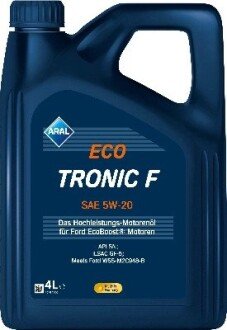 Моторна олива ecotronic f sae 5w20 (4 liter) ARAL -15F456