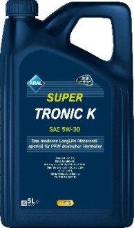 Олива моторна super tronic k sae 5w30 (5 liter) ARAL -15F477