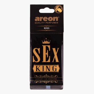 Ароматизатор на зеркало сухой Письмо Sex "King" AREON ASK01