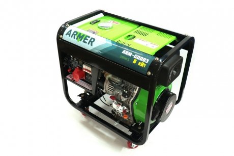 Генератор дизельный 8кВт с электрическим запуском медная обмотка ARMER ARM-GD003 (фото 1)