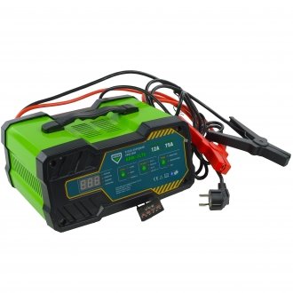 Пуско-зарядное устройство, 12-24V, 12A, 75A/12V (старт), цифровая панель LED <> ARMER ARM-JC75 (фото 1)
