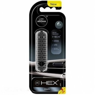 Ароматизатор на дефлектор car hex 10g - black Aroma 83575