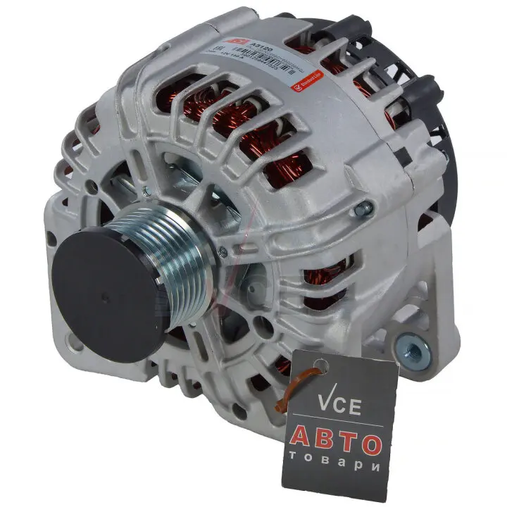 Генератор 150А Віваро 2,0 D с обгонкой AS A3120 (фото 1)