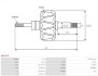 Ротор генератора BO-12V-200а,F00M131711 AS AR0107S (фото 2)