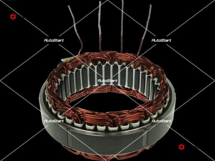 Статор генератора bo cg131045, 24v-55a (24.5*138.5*101.0) AS AS0003 (фото 1)