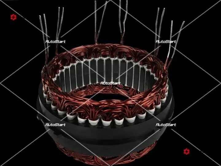 Фото 1 - Статор генератора bo 24v-120a, cg330824 AS AS0076 Статор генератора bo 24v-120a, cg330824 AS AS0076 (фото 1)