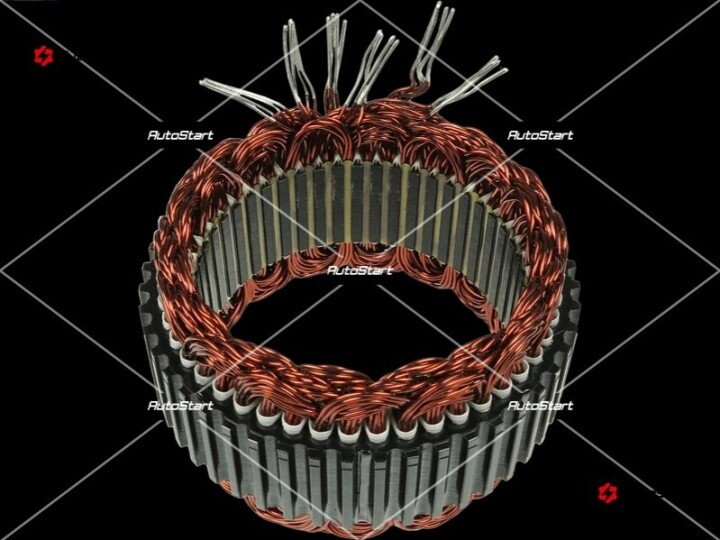 Статор генератора bo 12v-220a, f00m33011 0, do 0121813002,a0504 AS AS0091S (фото 1)