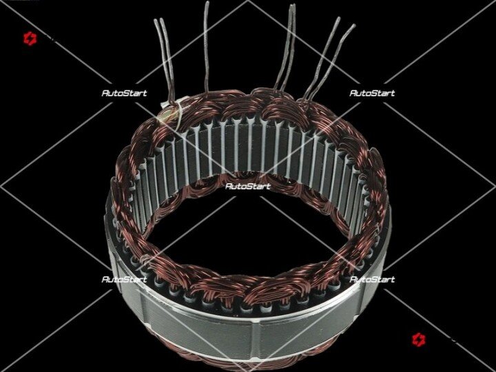 Статор генератора hi, 24v-80a (145.00*11 6.20*28.20), do a2055 AS AS2017S (фото 1)