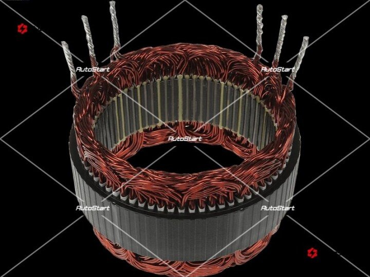 Статор генератора va, fg23s059, 12v-220a AS AS3051S (фото 1)