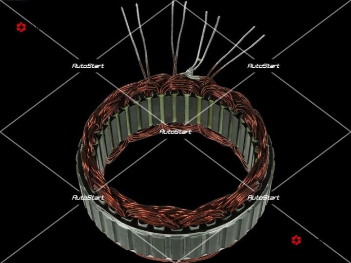 Статор генератора mi 24v-100a (113.3*143.0*26.1) do a4ta8191 AS AS5051S (фото 1)