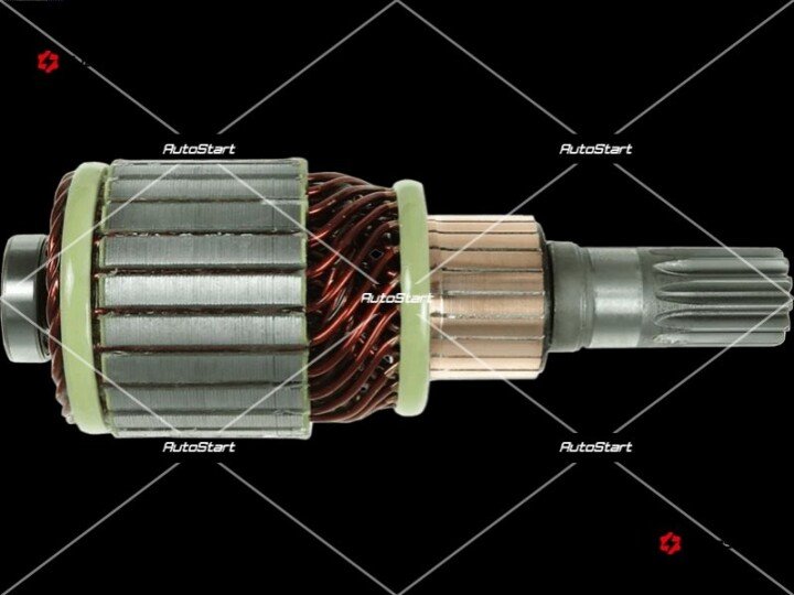 Якір стартера mt-24v-3.5kw, 7153717, do s9041,mtz AS SA9038S (фото 1)