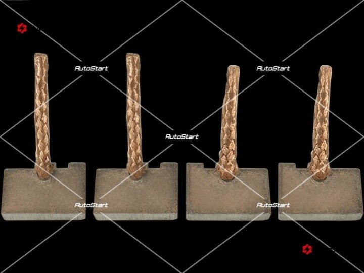 Щітки стартера bo-12v, (12.70*18.90*4.40) do: sbh0087, 0001179500 AS SB0010S (фото 1)