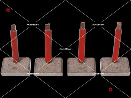 Щітки стартера dr-12v,ud47197sb AS SB1016S (фото 1)