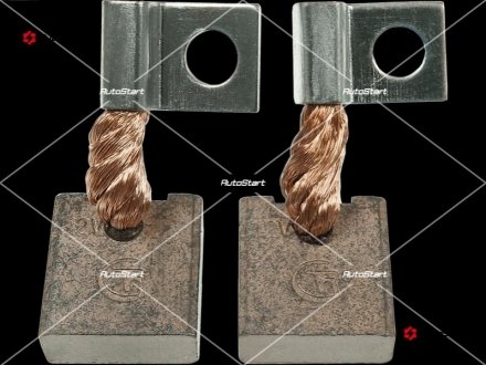 Щітки стартера lu-mm, jsx52 (6.0*16.0*17.5) 12v AS SB4008