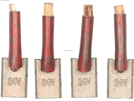 Щетки стартера mi-24v, cg141010 (6.5*12. 0*17.0) комплект AS SB5032