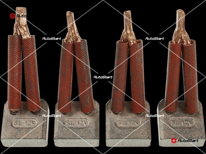 Щітки стартера mt (7.7*17.8*17.8) do s90 41 AS SB9040S (фото 1)