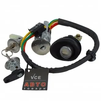 Замков комплект Logan седан (замок зажигания + 2 личинки двери + личинка багажника) ASAM 30479