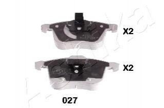Гальмівні колодки ASHIKA 50-00-027