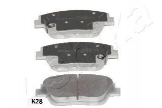 Комплект тормозных колодок, дисковый тормоз ASHIKA 50-0K-K28