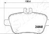 Комплект тормозных колодок, дисковый тормоз ASHIKA 51-00-0501 (фото 2)