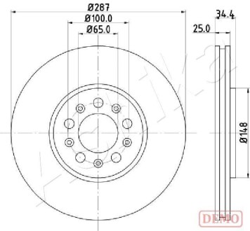 Гальмівні диски ASHIKA 60-00-0901C