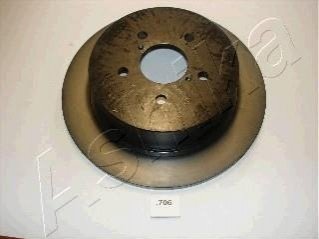 Тормозной диск subaru impreza 2.0d ASHIKA 61-07-706 (фото 1)