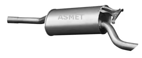 Глушник вихлопних газів (кінцевий) Asmet 01009