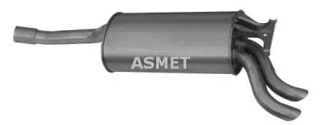 Глушник вихлопних газів (кінцевий) Asmet 01050