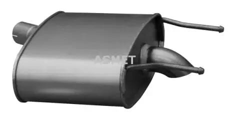 Задний глушитель, выпускная система Asmet 05213