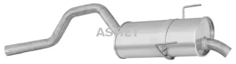 Задний глушитель Asmet 10062