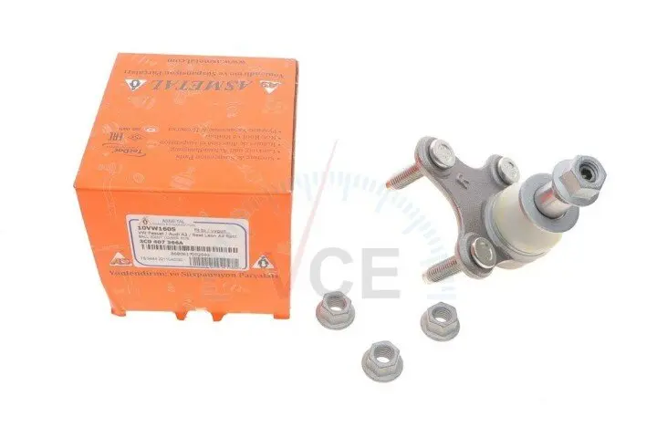 Несущий/направляющий шарнир ASMETAL 10VW1605 (фото 1)