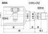 ШРКШ внутрішній правий 31x34.9x34 (chevrolet cruze (j300) 2009-) AKYOTO/ASVA/AKITAKA CHRIU-CRZ (фото 1)