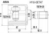 ШРКШ передній внутрішній (getz 2002 at<) AKYOTO/ASVA/AKITAKA HYIU-GETAT (фото 1)