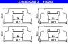 Комплектующие, колодки дискового тормоза ATE 13.0460-0241.2 (фото 1)