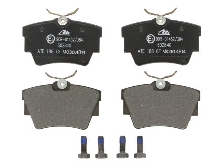Комплект тормозных колодок, дисковый тормоз ATE 13.0460-2840.2 (фото 1)