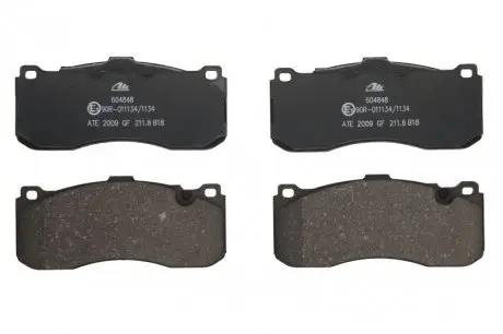 Комплект гальмівних колодок, дискове гальмо ATE 13.0460-4848.2