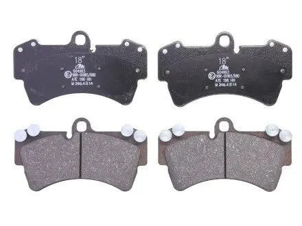 Комплект тормозных колодок, дисковый тормоз ATE 13.0460-4993.2
