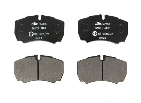 Комплект тормозных колодок, дисковый тормоз ATE 13.0460-4996.2 (фото 1)
